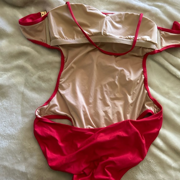 Cherry tomato red medium swimsuit from J Crew - Picture 3 of 6